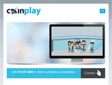 Tablet Screenshot of coin-play.com